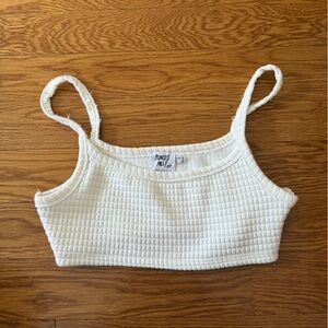 Princess Polly White Crop Top